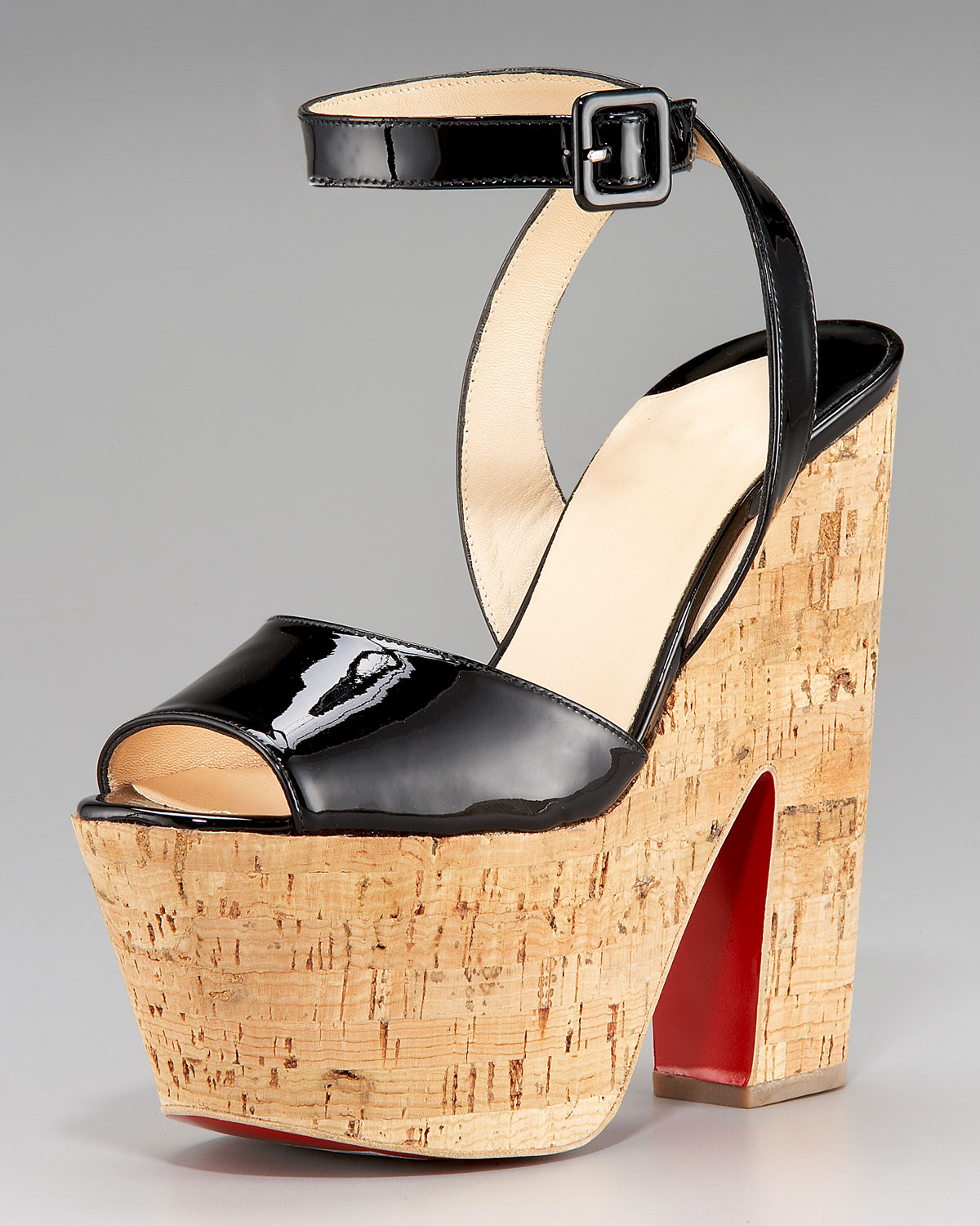 christian louboutin cork platform sandals | The Little Arts Academy