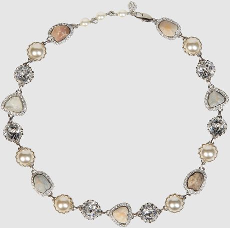 Isaac Mizrahi Necklace in White (ivory) | Lyst