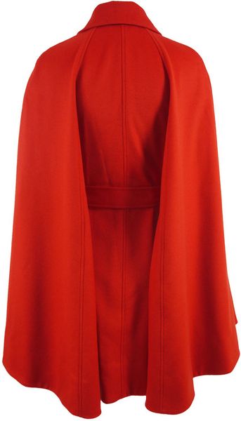 Paul Smith Black Label Red Cape Coat in Red for Men | Lyst