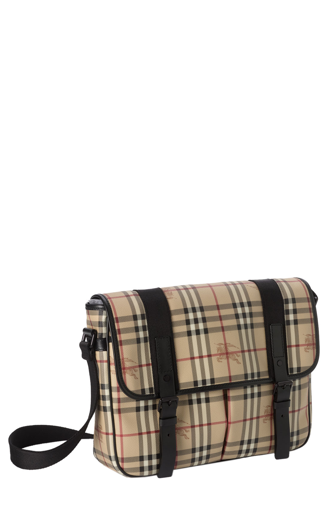 Burberry Check Messenger Bag in Brown for Men (classic tan check) | Lyst