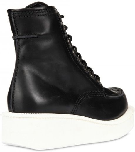 Givenchy Calfskin Platform Low Boots in Black for Men | Lyst