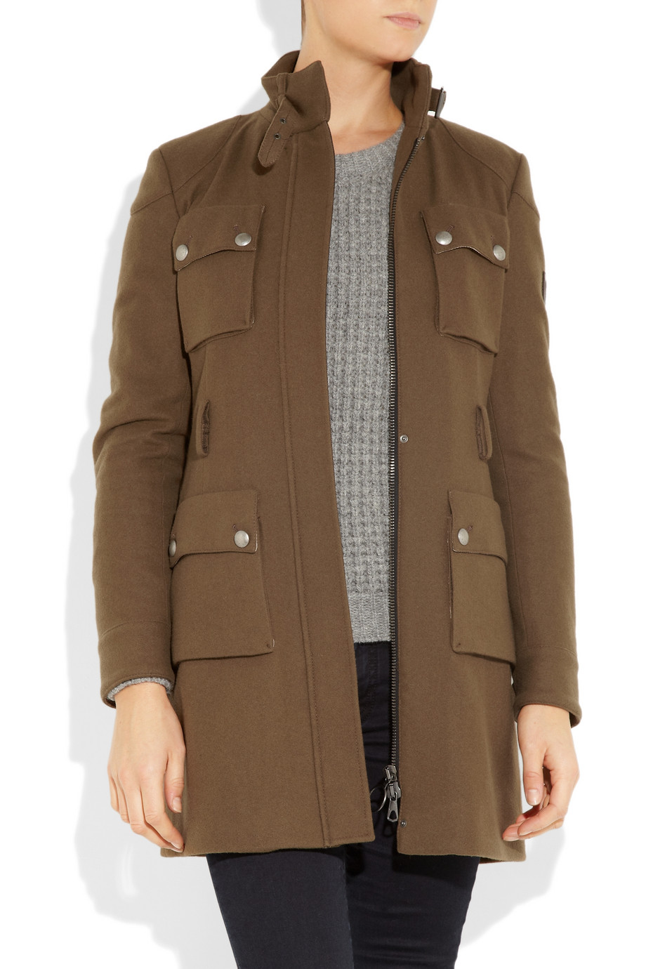 belstaff wool coat