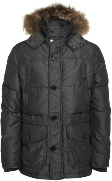 Hackett Inuit Parka Jacket in Black for Men | Lyst