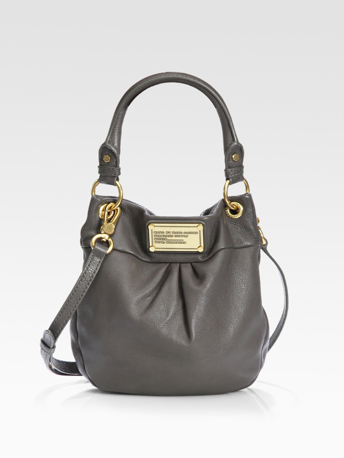 Marc By Marc Jacobs Classic Q Mini Hillier Hobo Bag in Black - Lyst