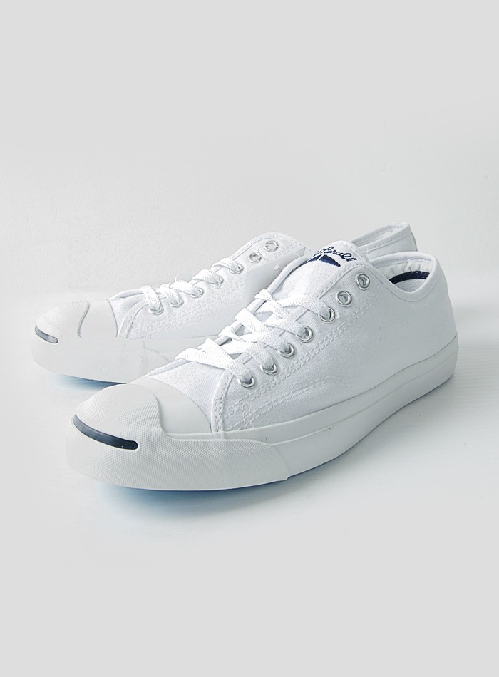 Converse Jack Purcell White White Canvas in White for Men | Lyst