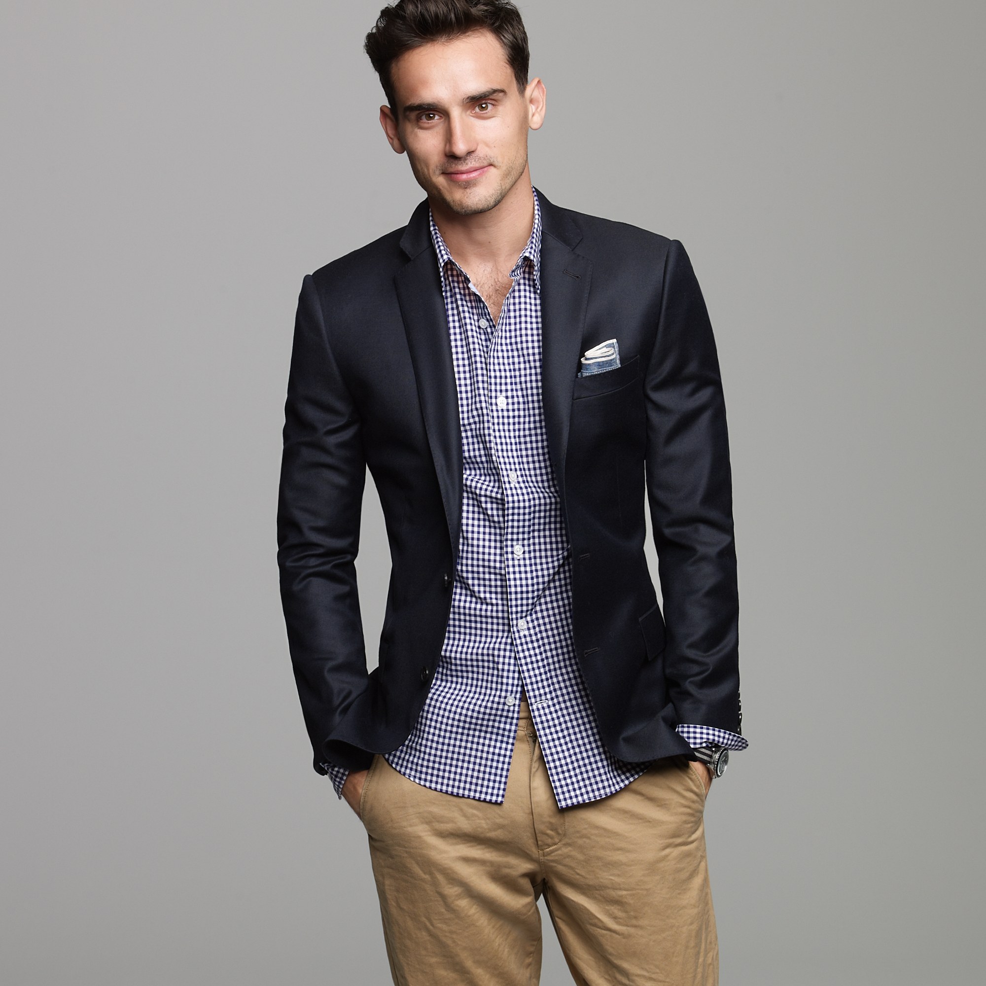 Lyst J Crew Ludlow Three button Blazer  in Blue for Men