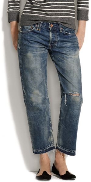 Madewell Chimala& Denim Ankle Jeans in Blue (used medium) | Lyst