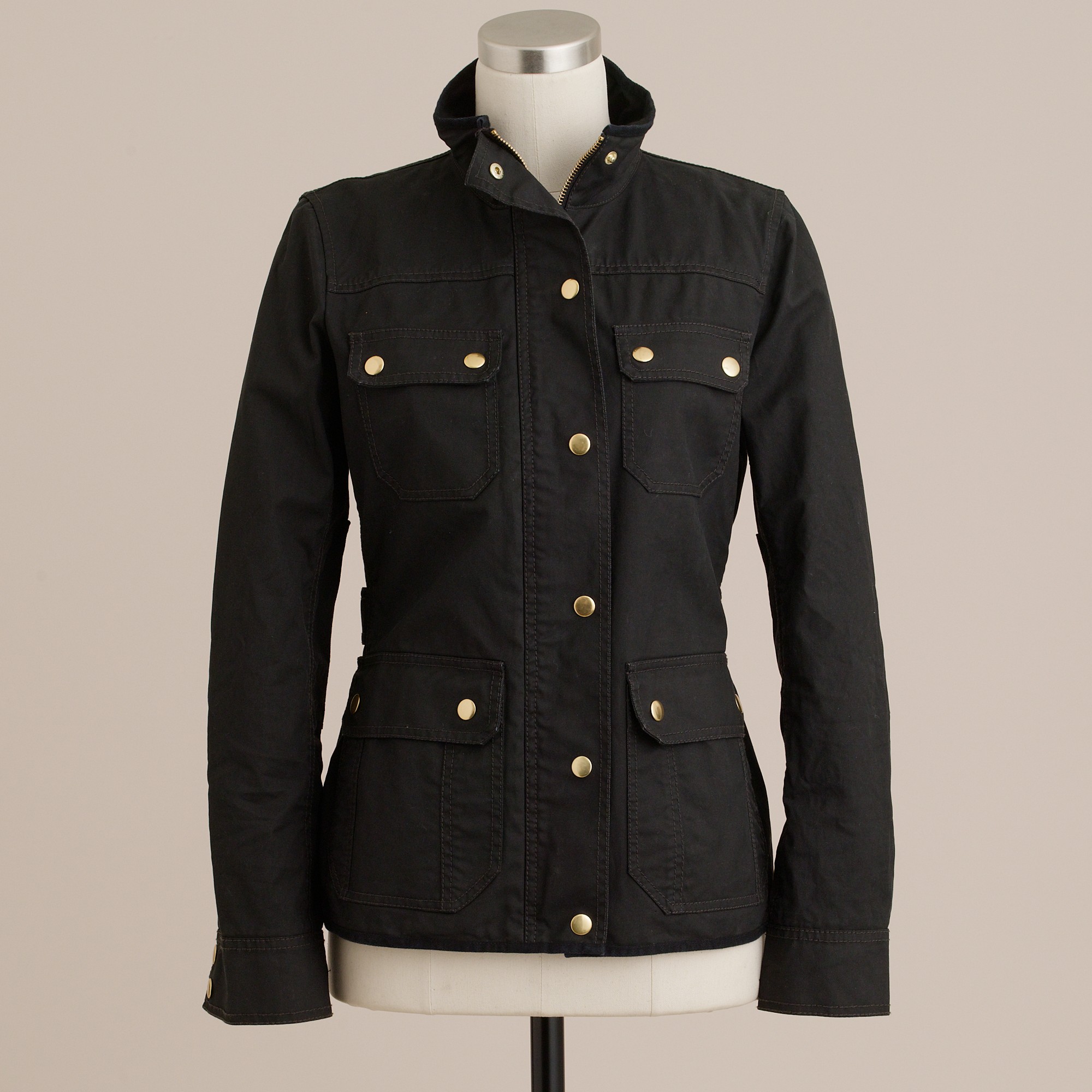 J.crew The Downtown Field Jacket in Black (mossy brown) | Lyst