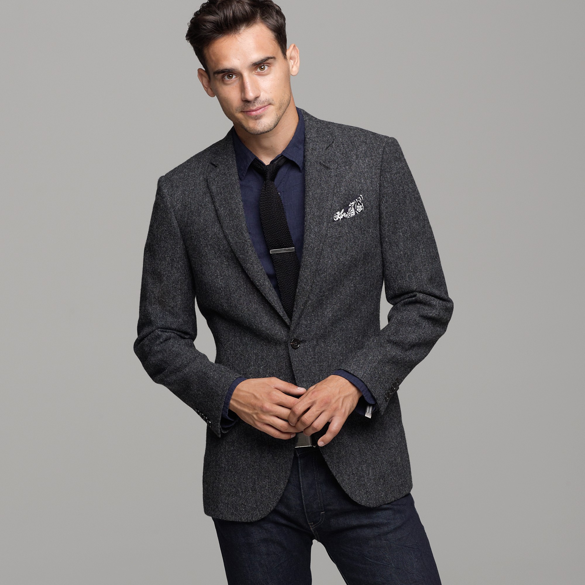 J.crew Ludlow Two-button Suit Jacket with Double-vented Back in Birds ...