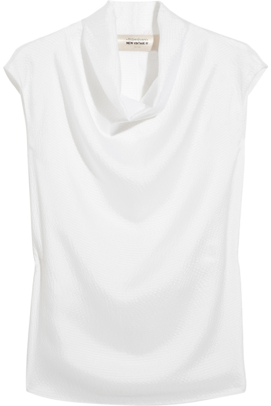 silk cowl neck blouse