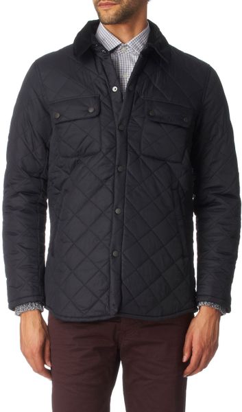 Barbour Akenside Quilted Jacket in Blue for Men (navy) | Lyst