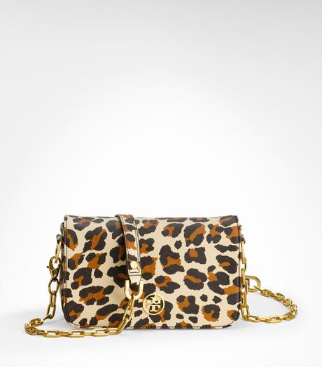 Tory Burch Leopard Robinson Mini Bag in Animal | Lyst