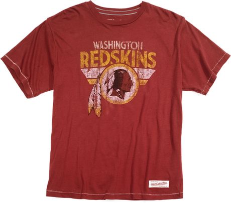 Mitchell & Ness Washington Redskins T-shirt (men) in Red for Men | Lyst