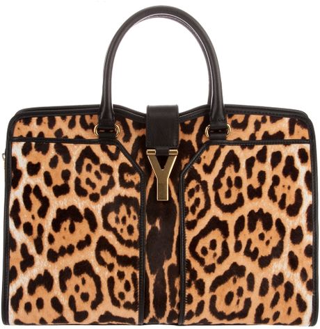 Saint Laurent Chyc Bag in Animal (leopard) | Lyst
