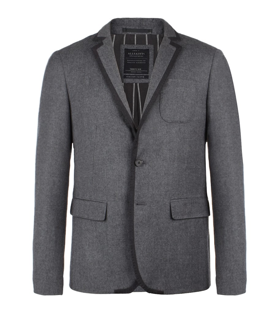 Allsaints Cambridge Blazer in Gray for Men (grey) | Lyst