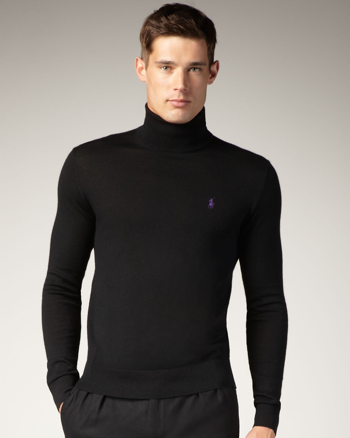 sweater with polo underneath