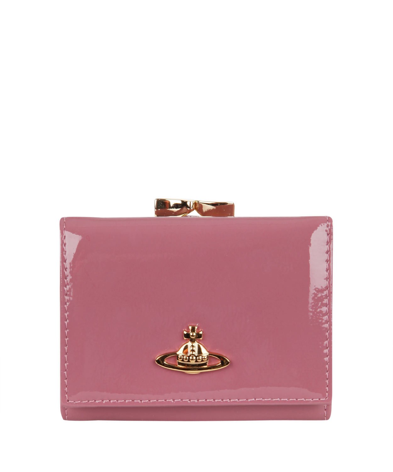 Lyst - Vivienne Westwood Pink Patent Leather Ebury Clip Purse in Pink