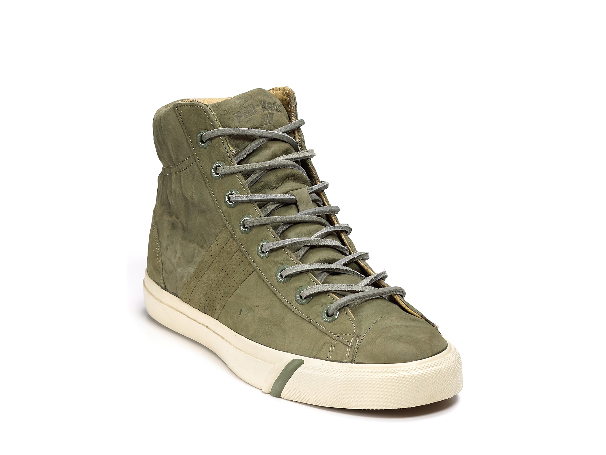 Keds Pro- Royal Plus Hi Top Nubuck Sneaker in Green for Men (olive) | Lyst