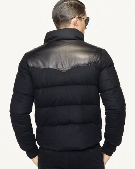 Ralph Lauren Black Label Western Down Jacket in Black for Men (mill ...