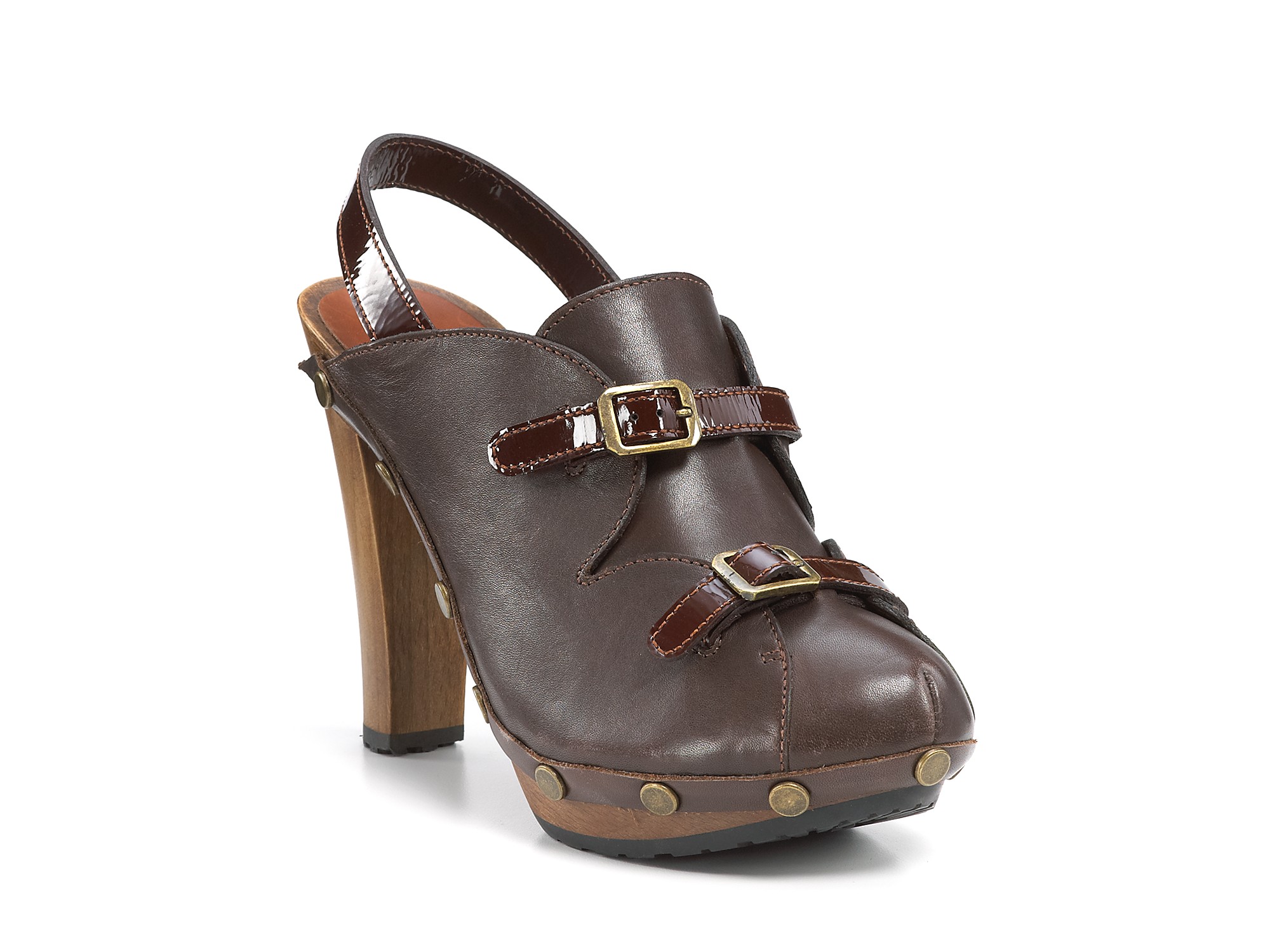 See by chloé High Heel Clogs in Brown Lyst