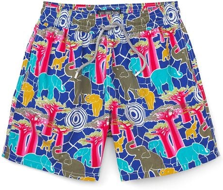 Vilebrequin Moorea Baobab Elephants Swim Trunks in Multicolor for Men ...