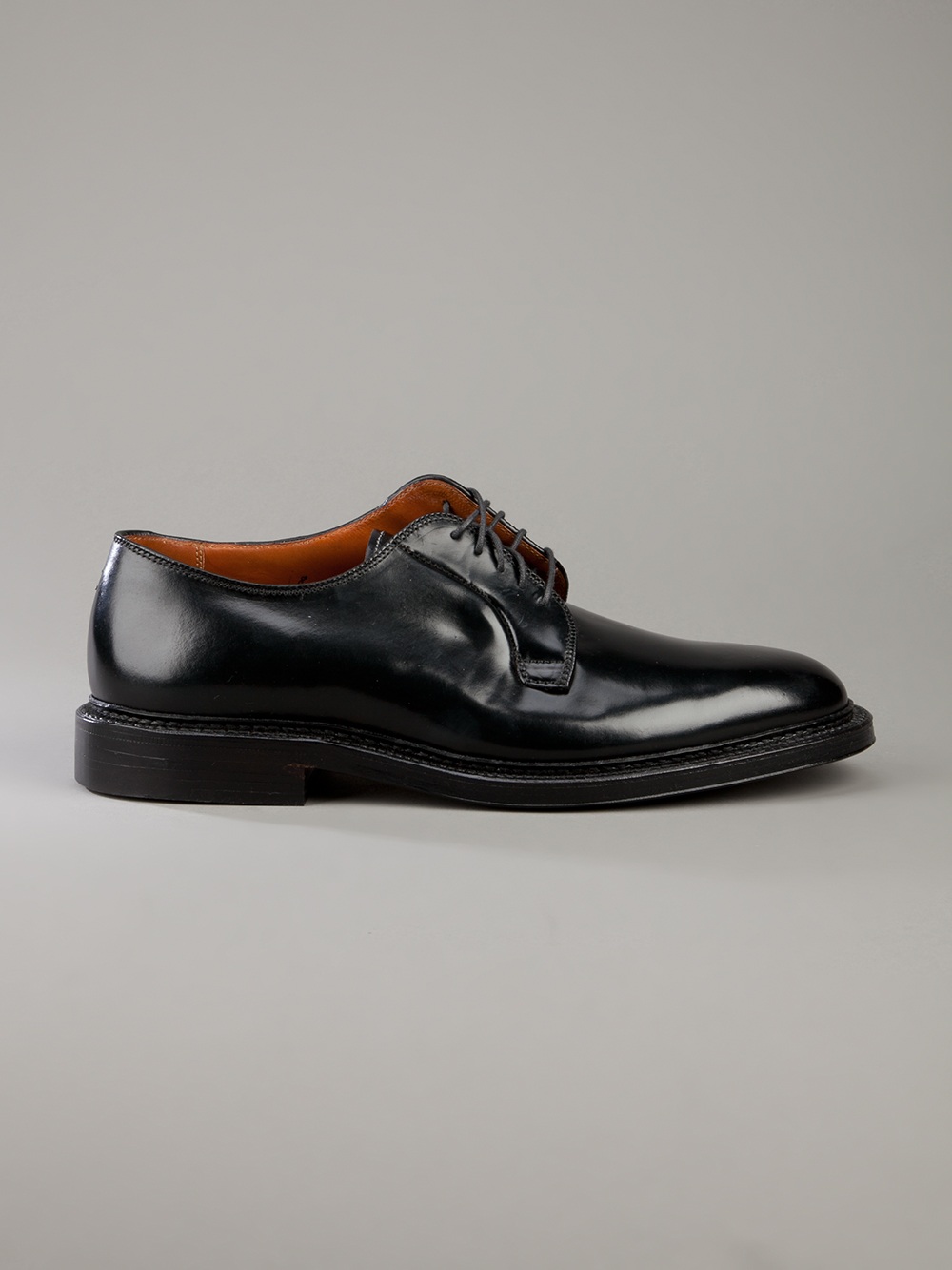 Alden Horse Leather Shoe in Black for Men | Lyst