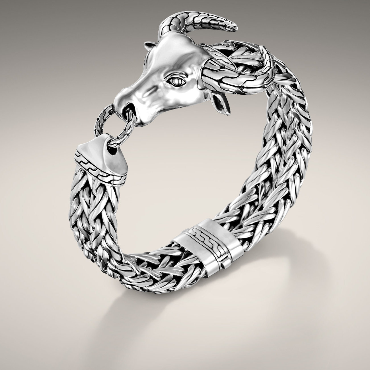 Lyst John Hardy Bull Head Bracelet In Metallic For Men Gallery