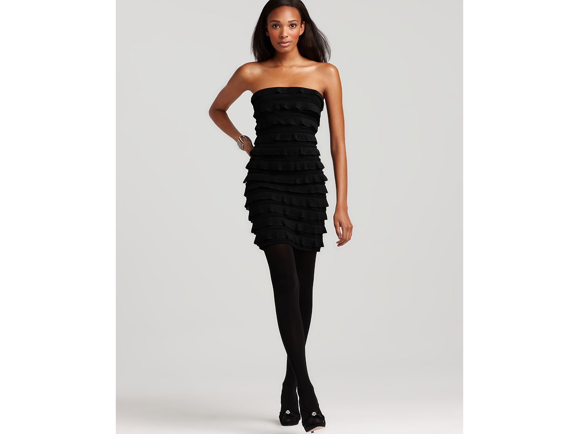 sir vivienne strapless gown