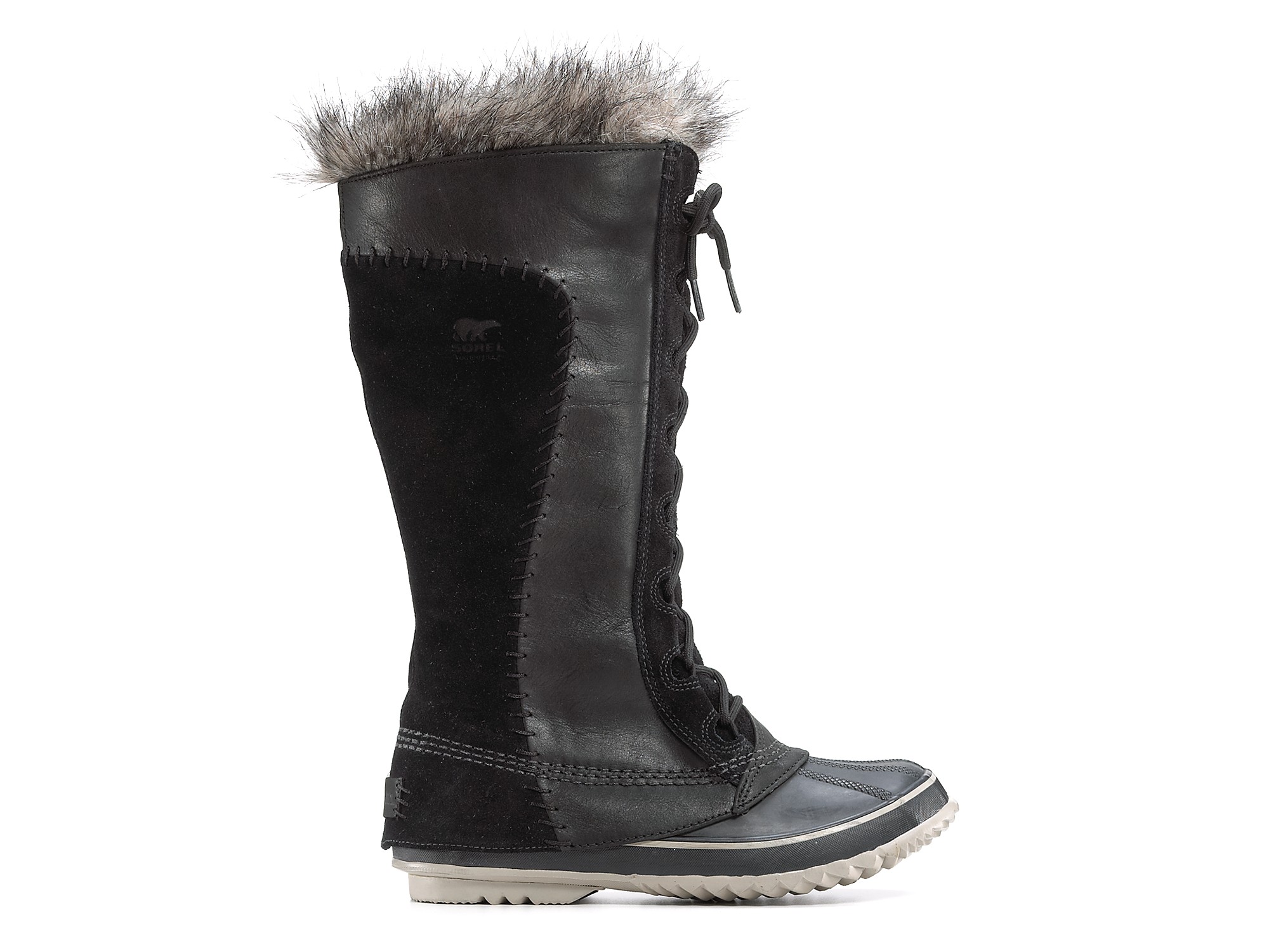 Sorel Cate The Great Laceup Snow Boots in Black Lyst