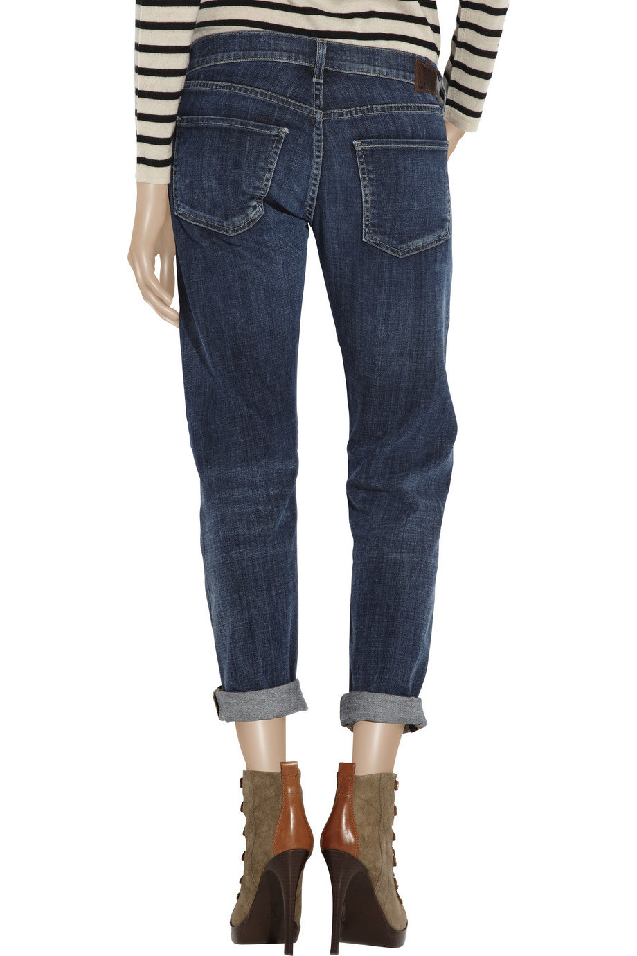Lyst - Citizens Of Humanity Emerson Mid-rise Slim Boyfriend Jeans in Blue