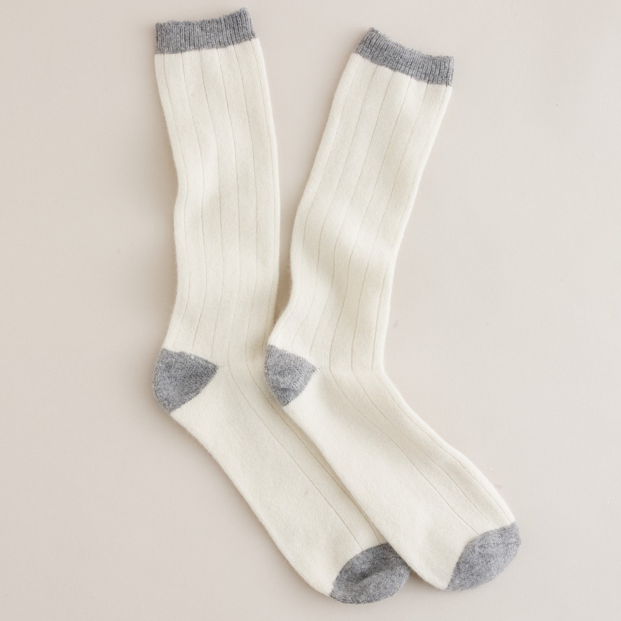 J.crew Cashmere Socks in Gray for Men (bisque) | Lyst