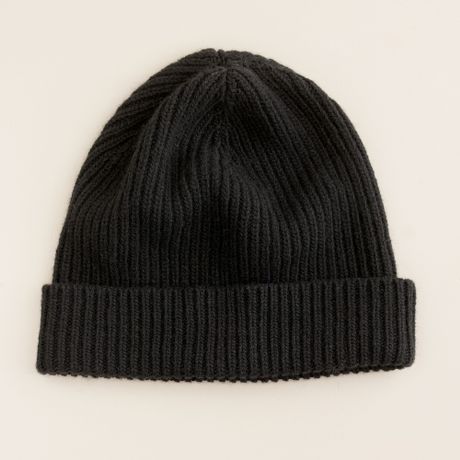 J.crew Wool Watchman'S Cap in Black for Men | Lyst