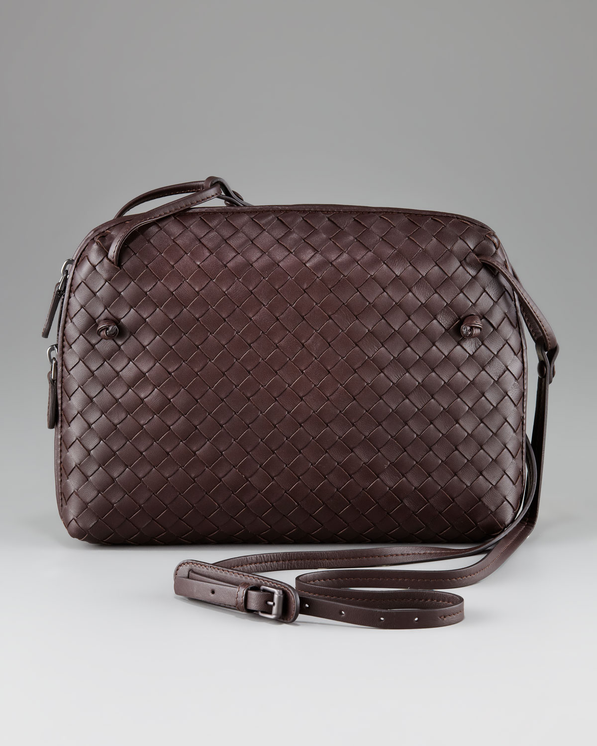 Lyst - Bottega Veneta Crossbody Bag, Small in Brown