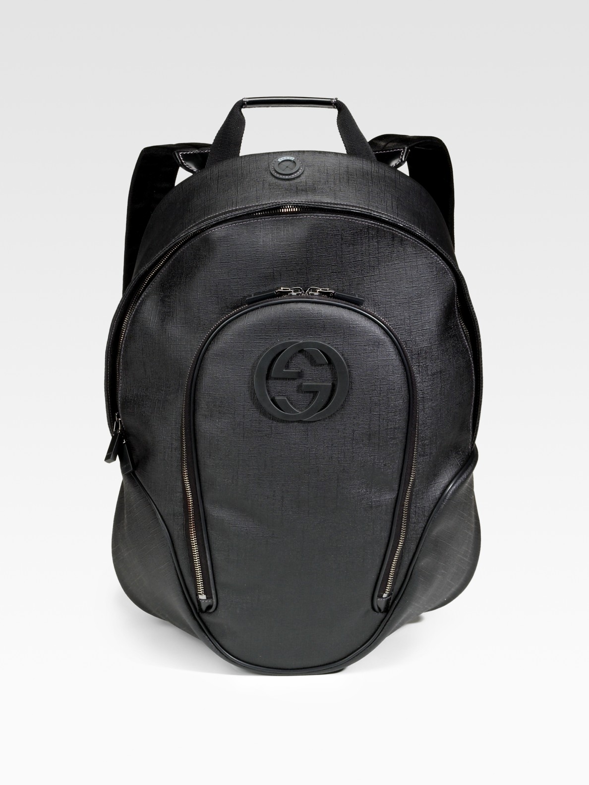 Lyst - Gucci Black Plus Backpack in Black for Men