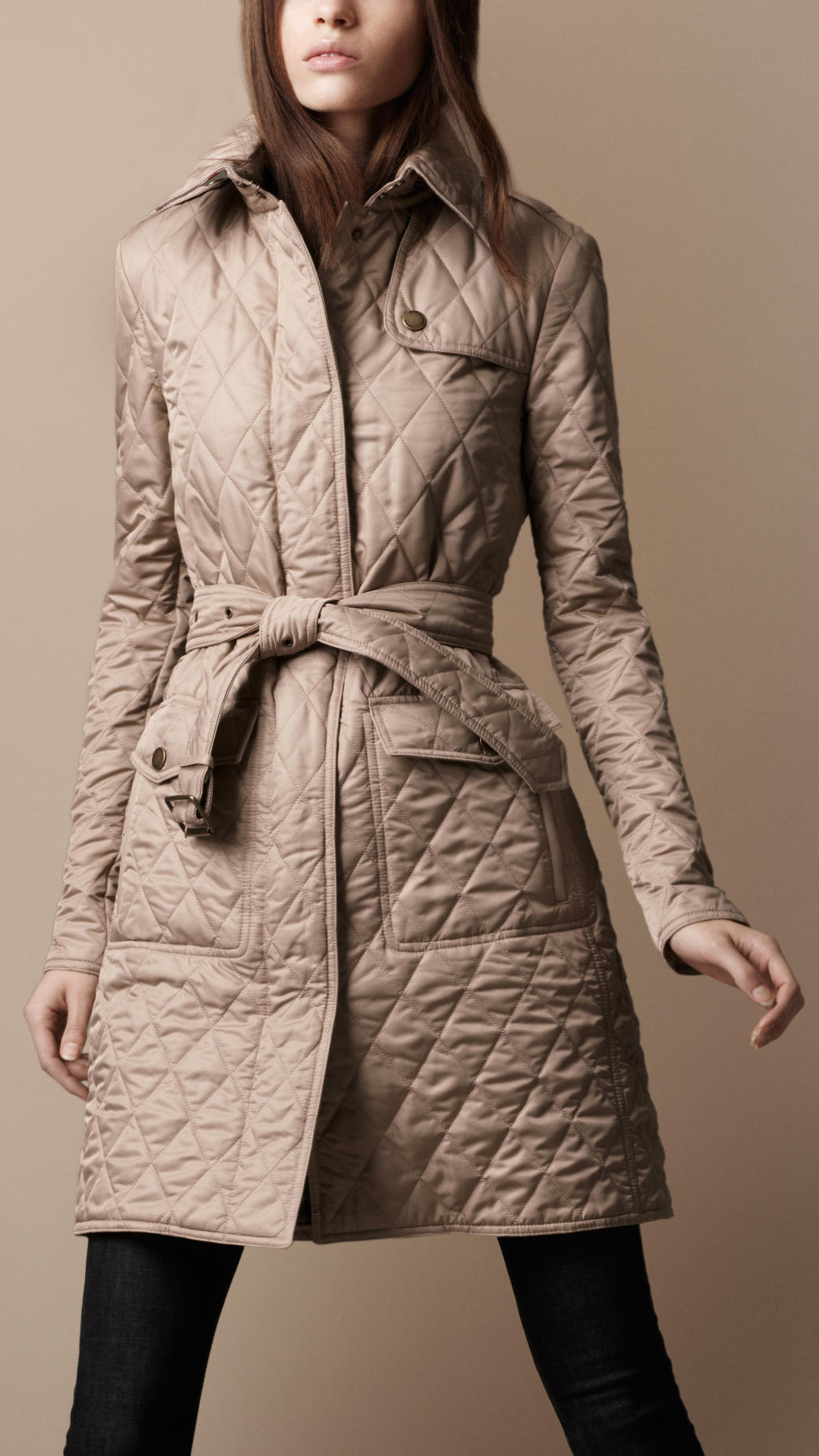 Burberry quilted clearance trench jacket