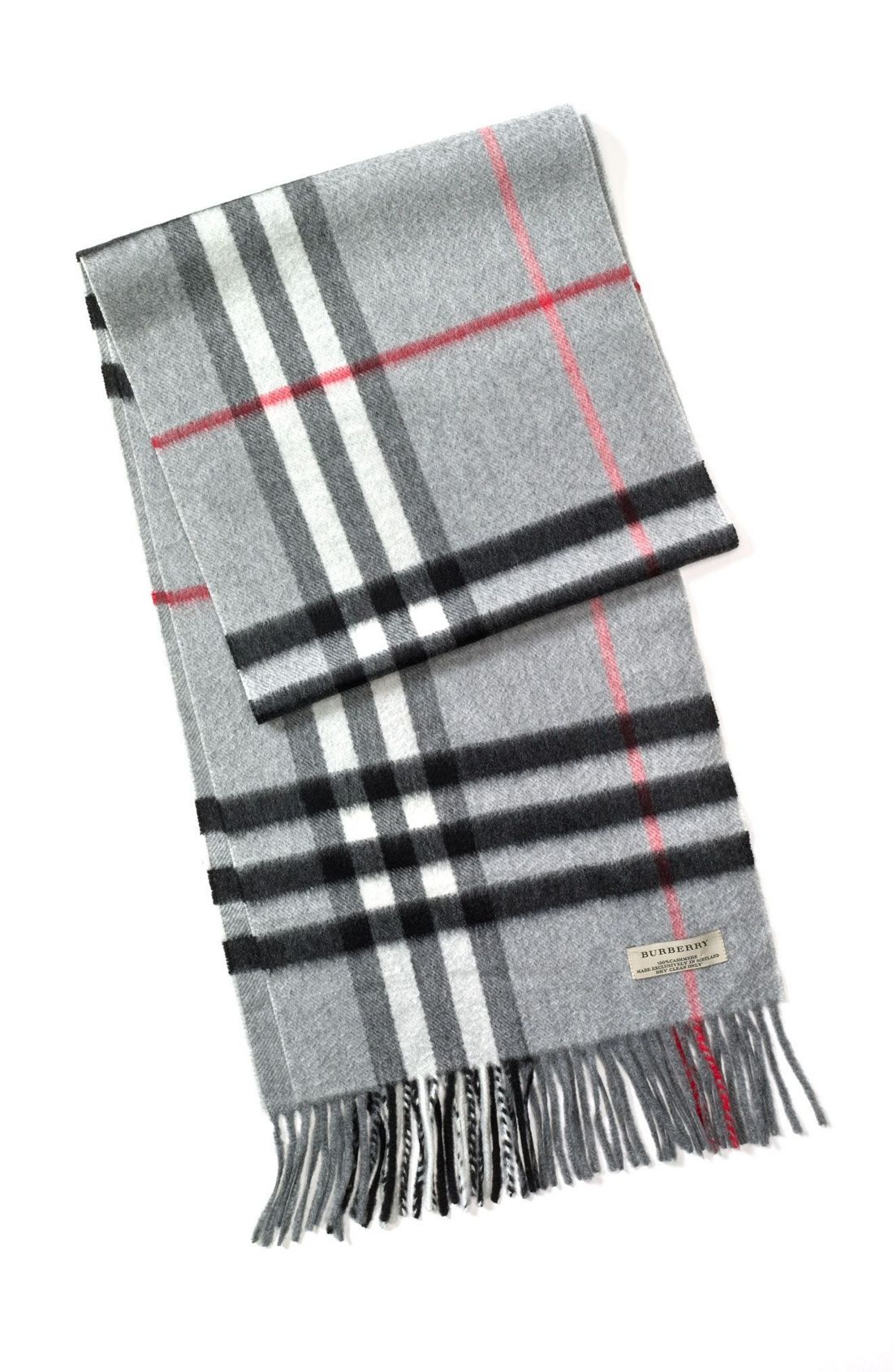 burberry scarf grey