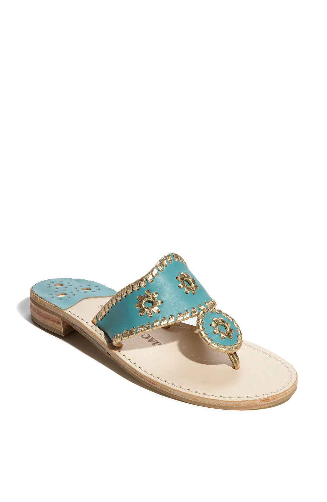 Jack rogers Rio Navajo Sandal in Blue (turquoise gold) | Lyst