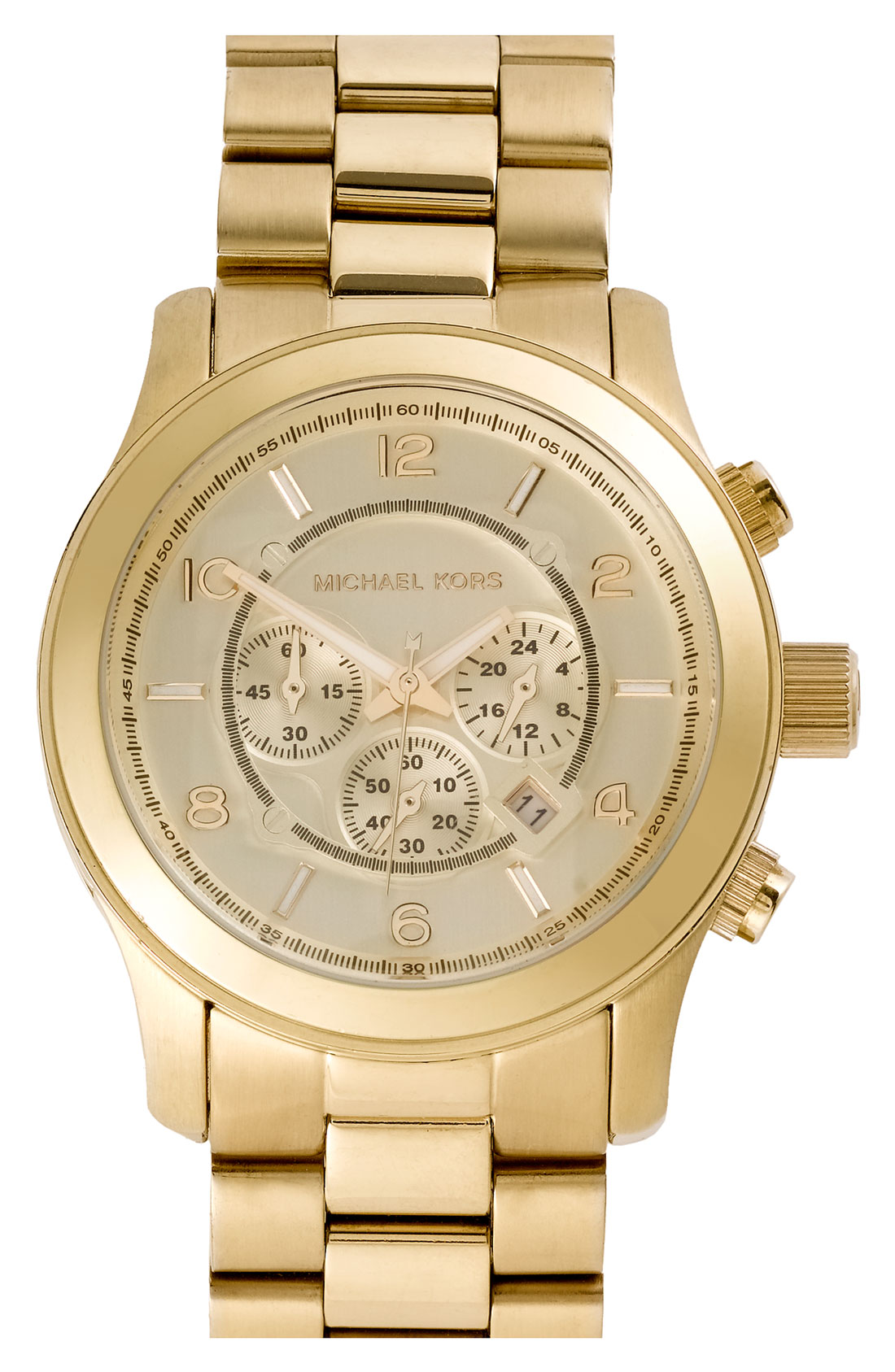 Michael Michael Kors Michael Kors Large Gold Runway Watch in Gold for ...