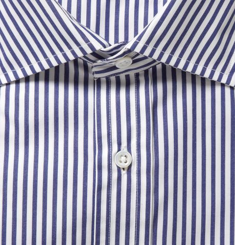 Ralph Lauren Purple Label Bengal-striped Aston Shirt in Blue for Men | Lyst