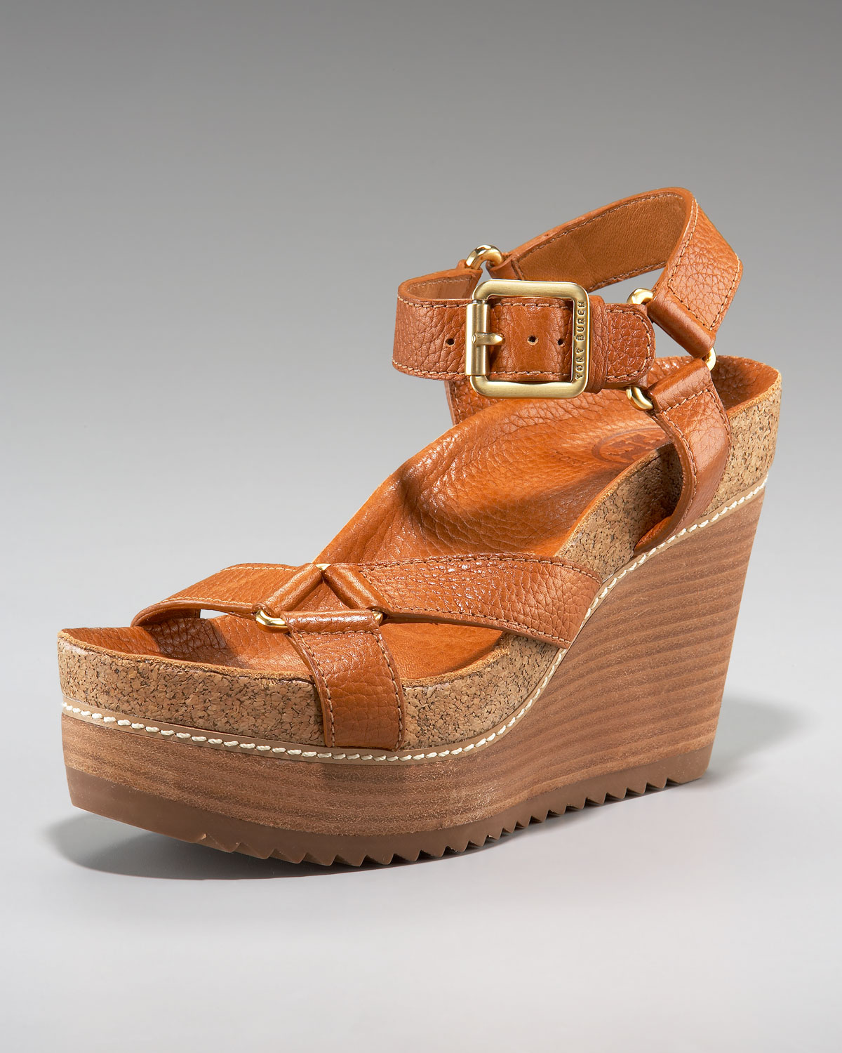tory burch patent leather wedge sandals