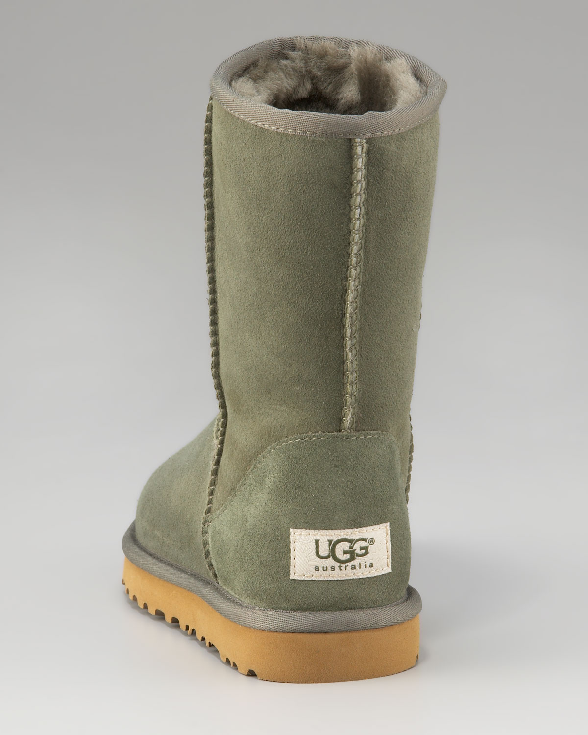 olive green uggs classic short