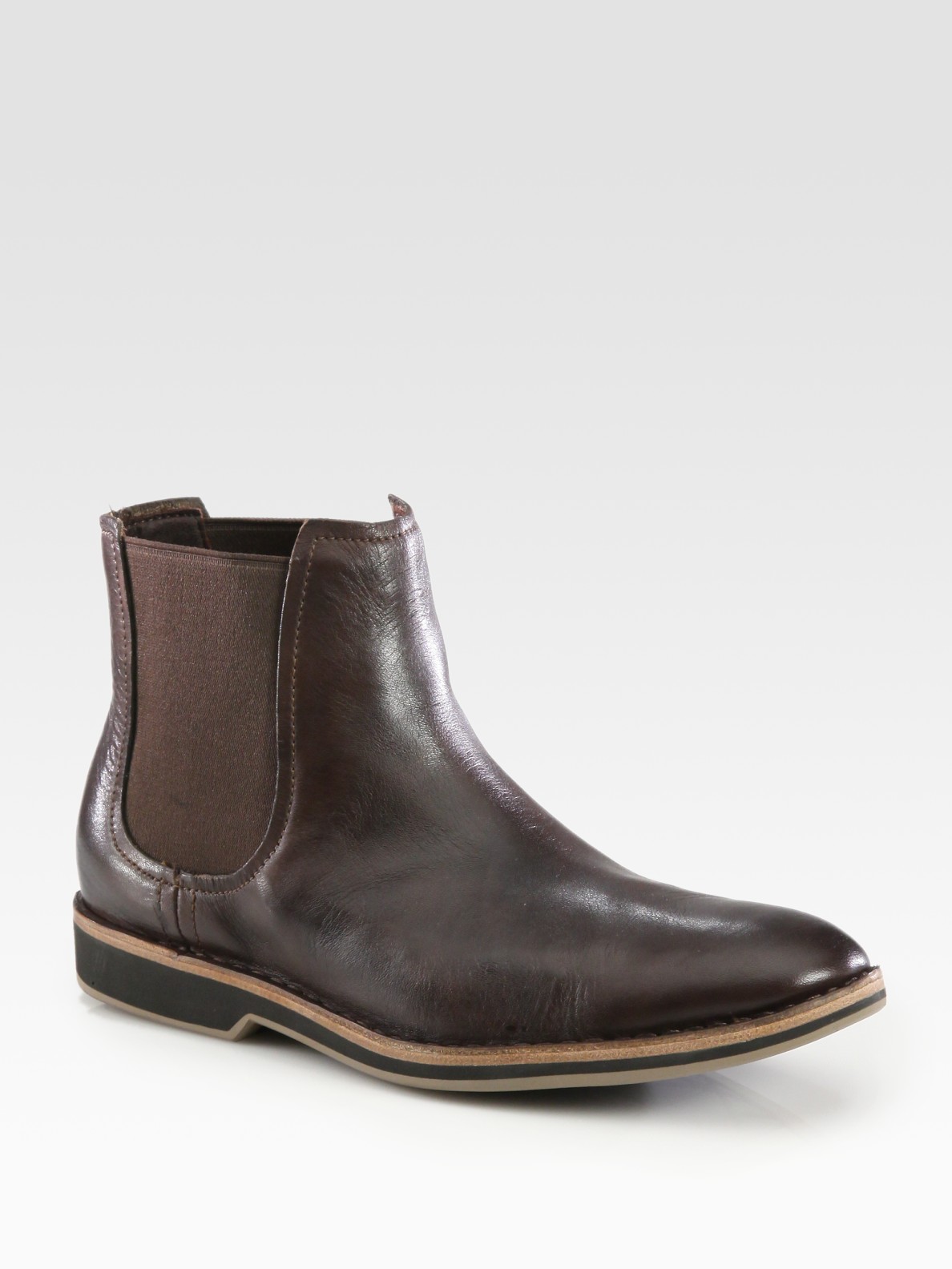 Lyst - Cole Haan Warren Leather Chelsea Boot in Black for Men