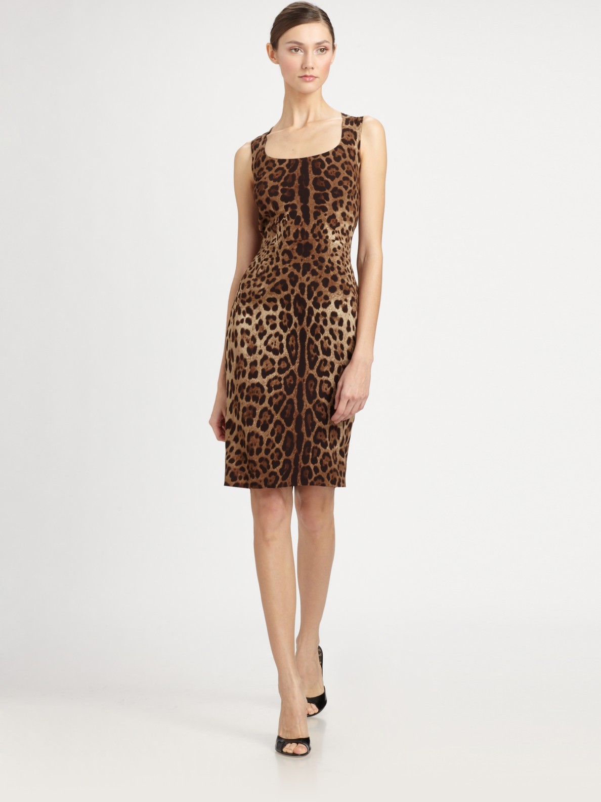 Dolce & gabbana Silk Leopard Print Dress | Lyst
