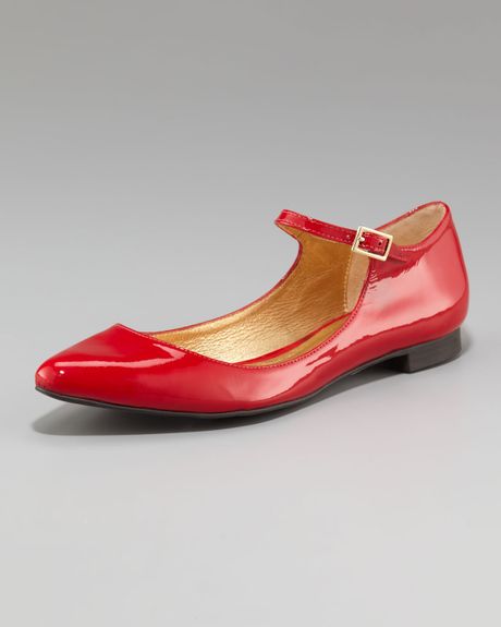 Kate Spade Elena Patent Mary Jane in Red | Lyst