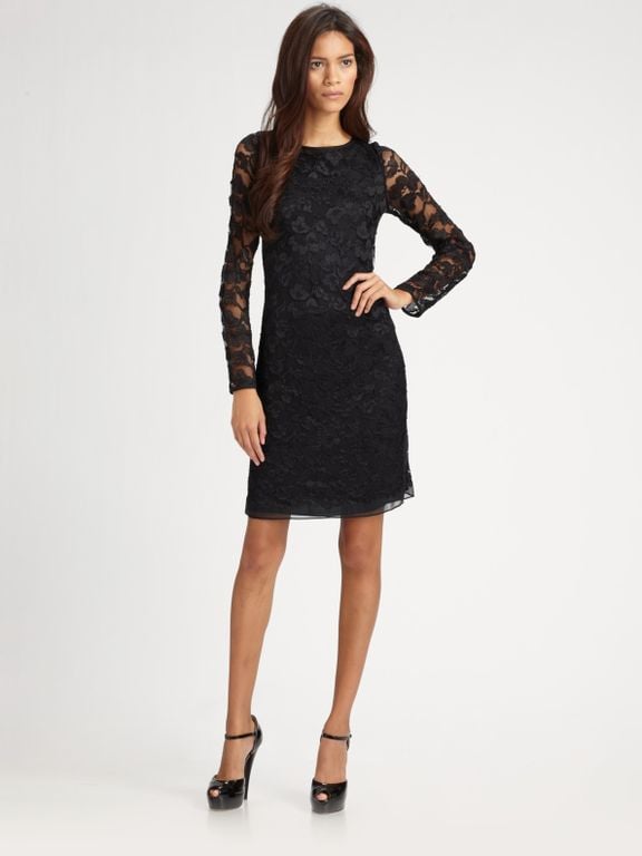 New $345 Diane Von Furstenberg New Zarita Black Lace Dress Size 4 Sold