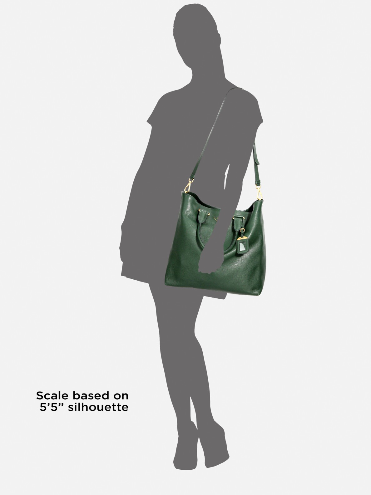 prada vela nylon tote - Prada Vitello Daino Shopping Tote Bag in Green (forestgreen) | Lyst