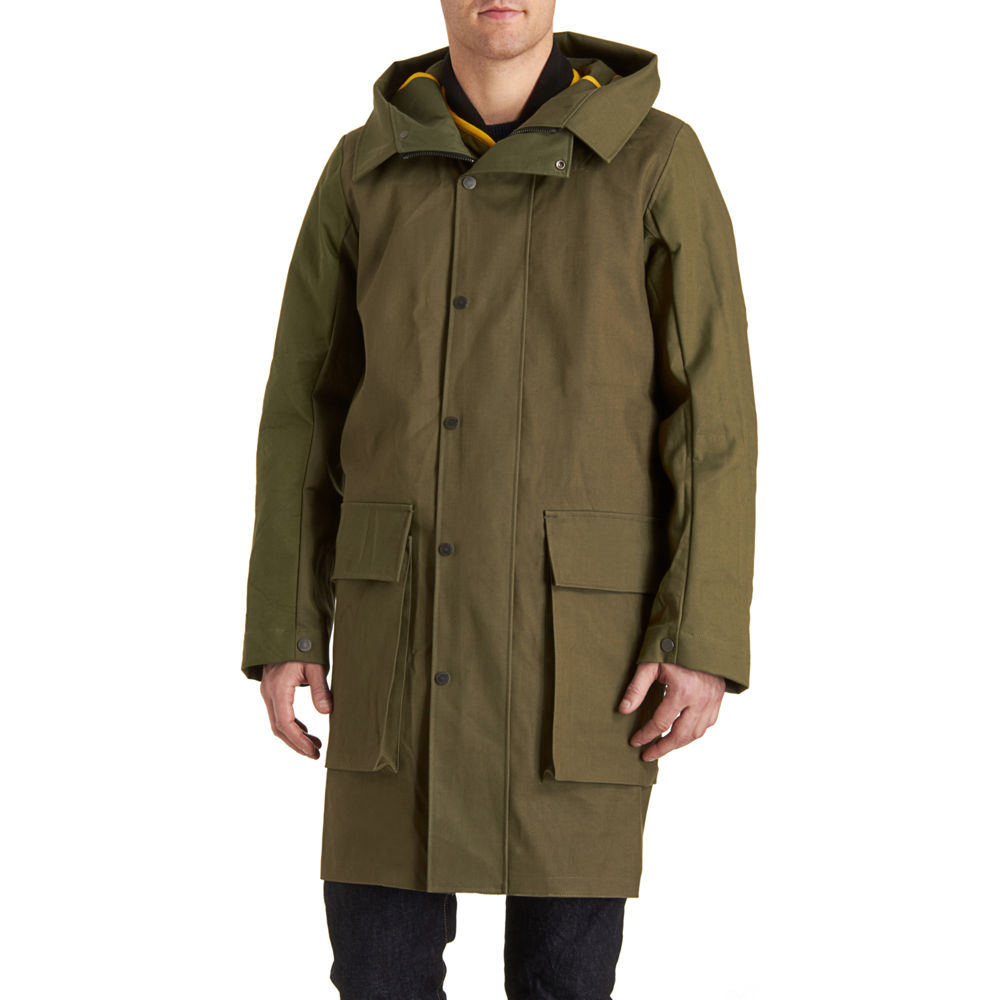 Christopher Raeburn Extra Long Parka in Green for Men | Lyst