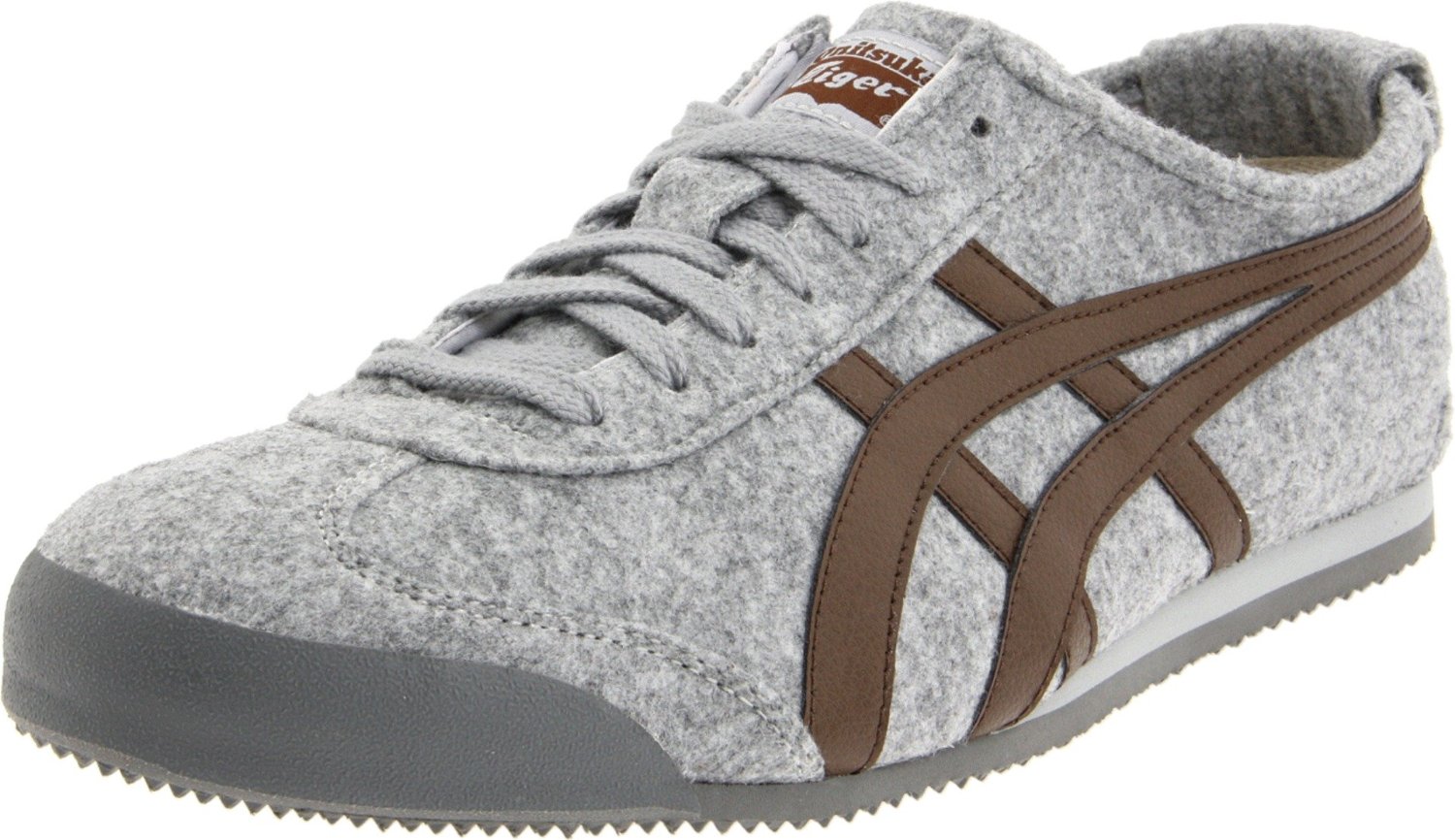 Onitsuka Tiger Mens Mexico 66 Sneaker in Gray for Men (grey felt/bison ...