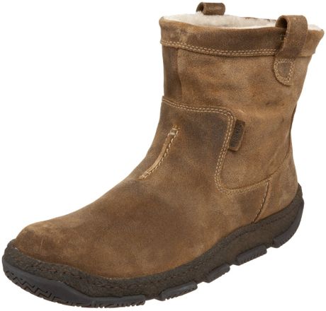Clarks Clarks Mens Palisade Faux Shearling Boot in Brown for Men (taupe ...