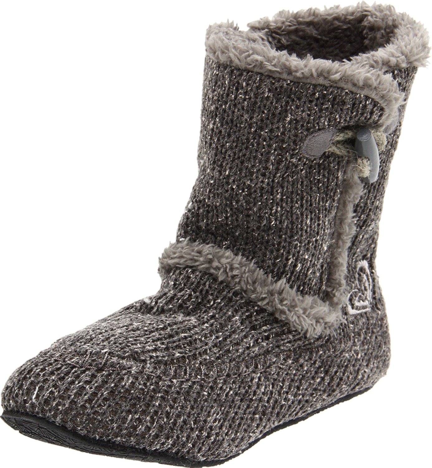 Roxy Roxy Womens Brrr Slipper in Gray (charcoal) | Lyst